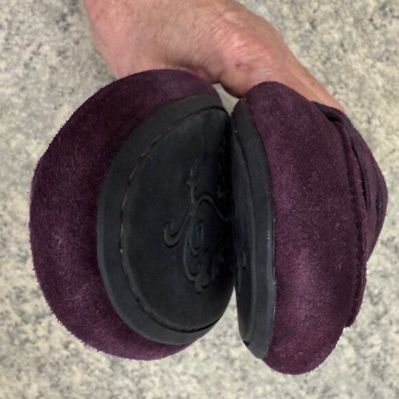 Born Women's brown maroon suede upper loafer, size 9.5/41 - Picture 7 of 8